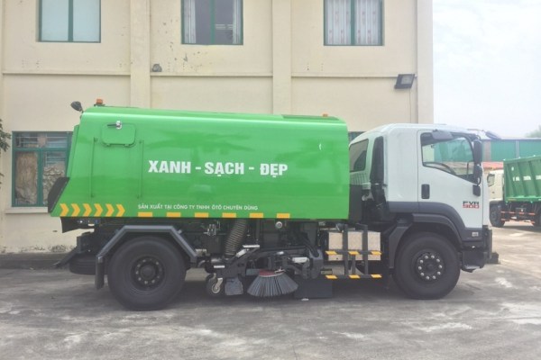 Xe quét đường isuzu 6 khối